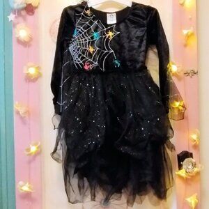 Ikali (8 - 10 yr) Spider Witch Cosplay Costume Dress